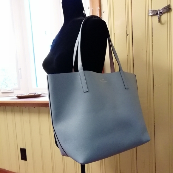 kate spade Handbags - Kate Spade NWOT New York Baby Blue Shopper Tote + Wallet Set